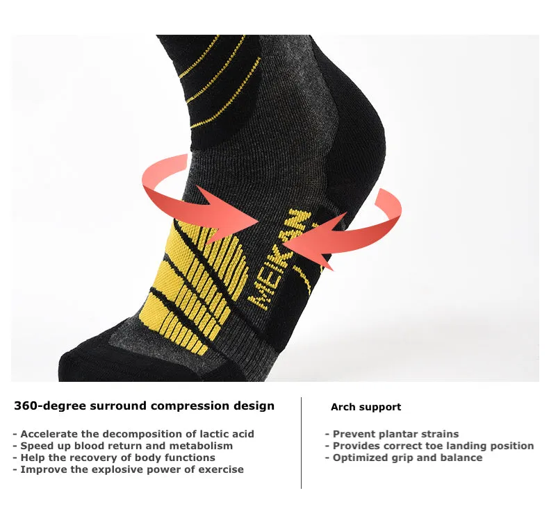 1-Pack Ski Sport Wool Socks for Men