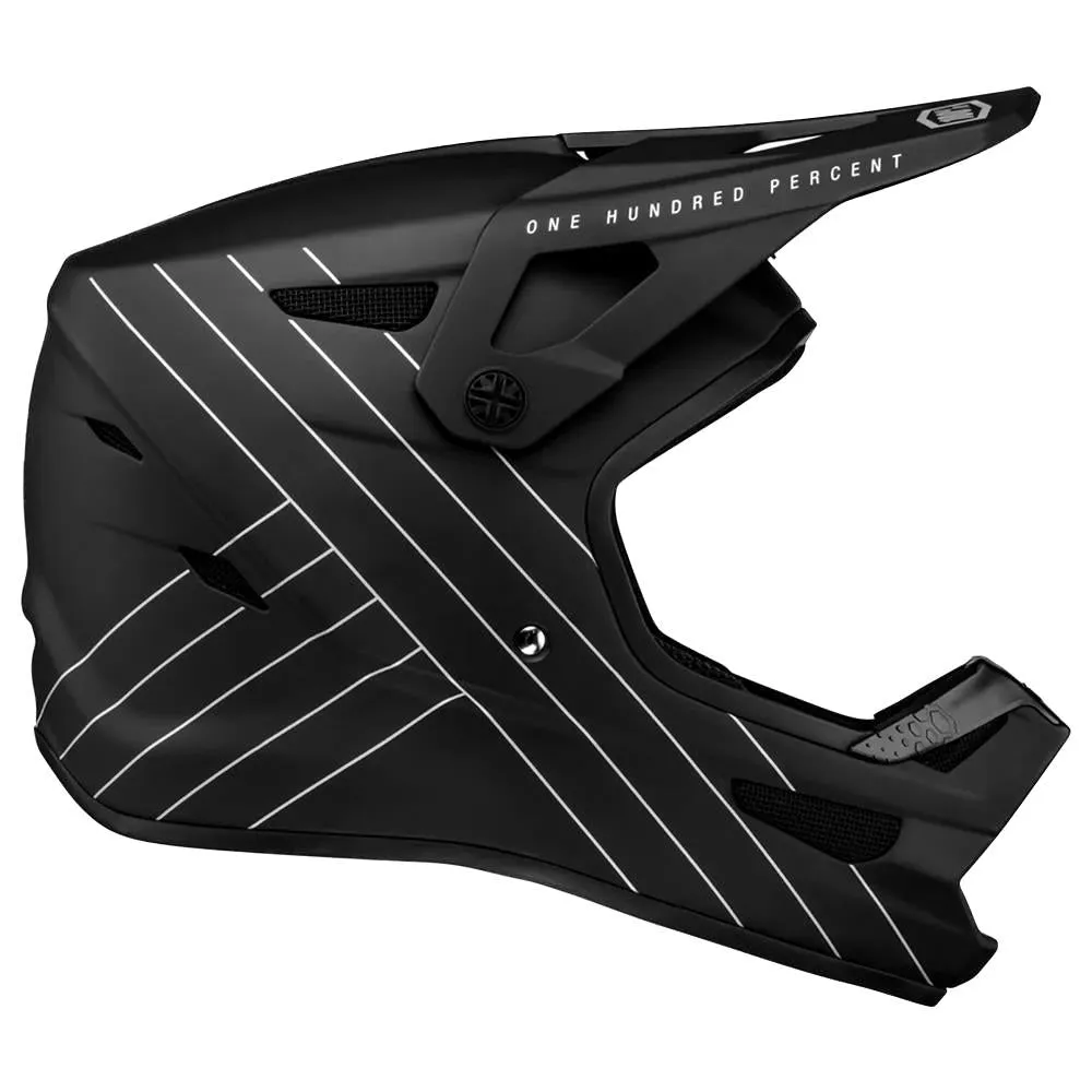 100% Status Race Helmet - Essential Black