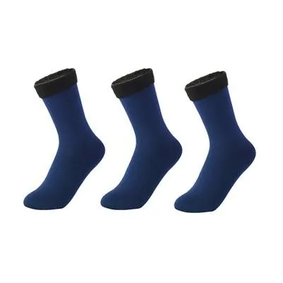 3 Pairs Women Soft Winter Warm Thick Thermal Nylon Cashmere Socks