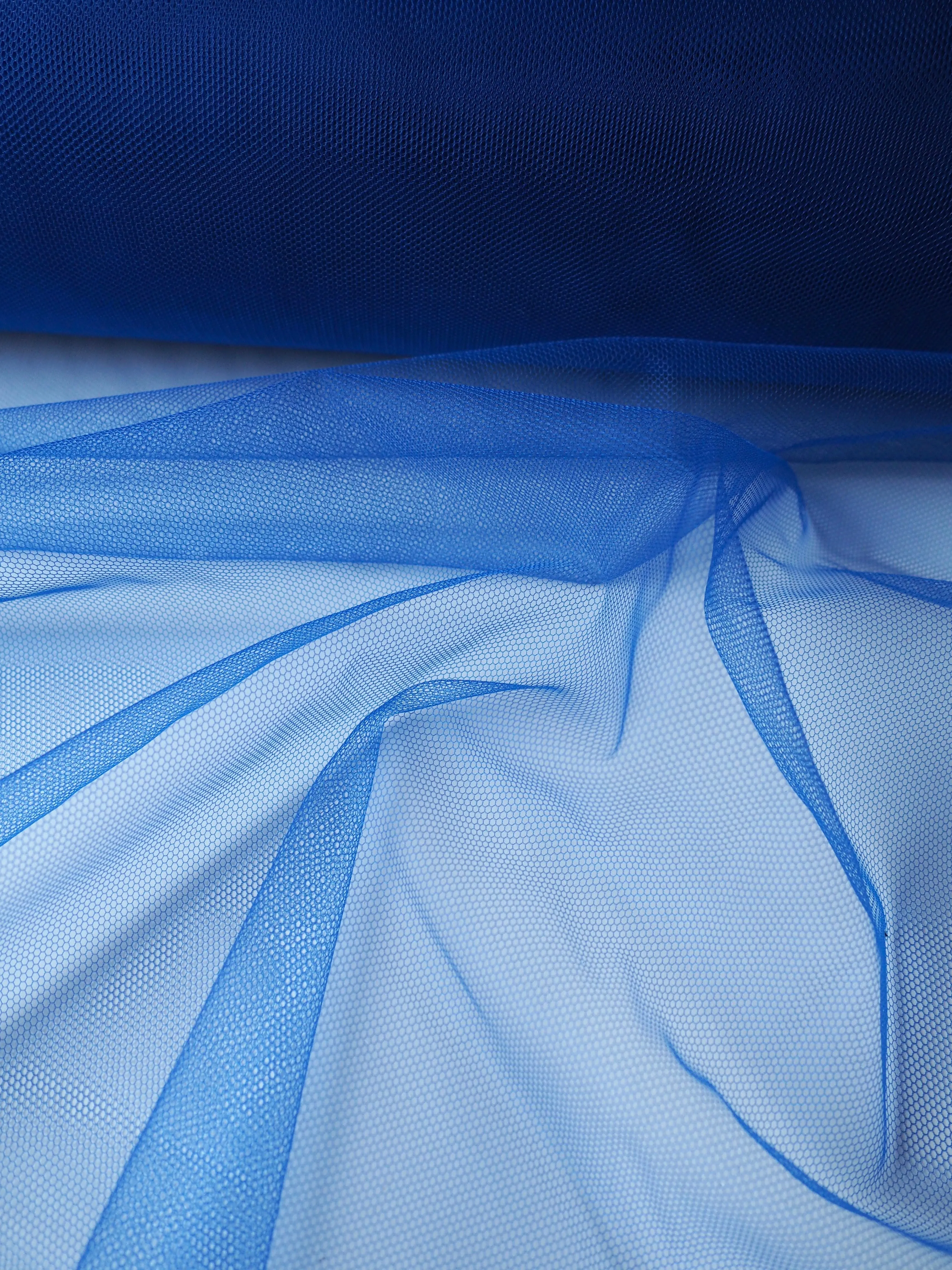 Admiral Blue Stretch Tulle