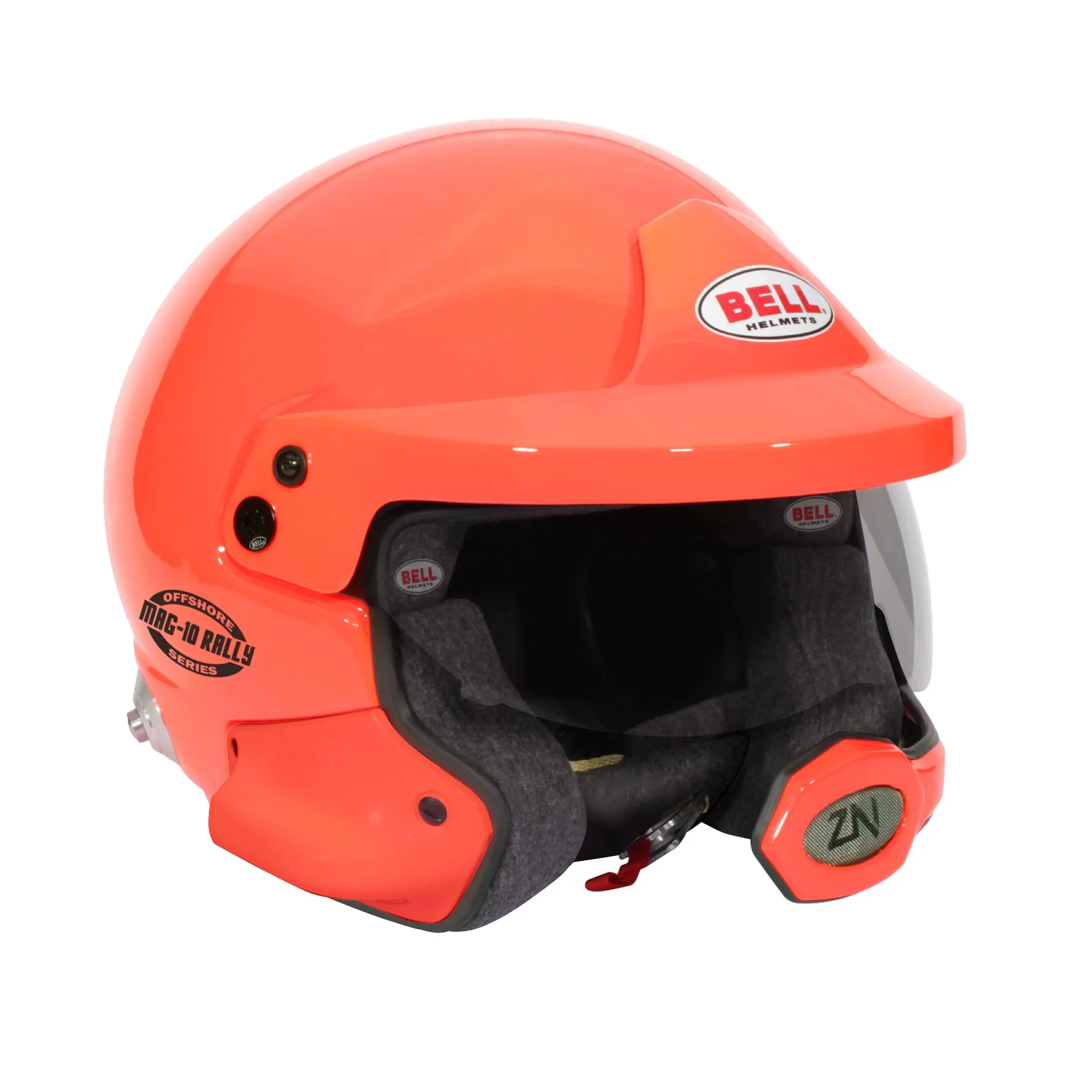 BELL 1346027 MAG-10 RALLY PRO OFFSHORE ORANGE Open face helmet, HANS, FIA, size 60 (7 1/2)