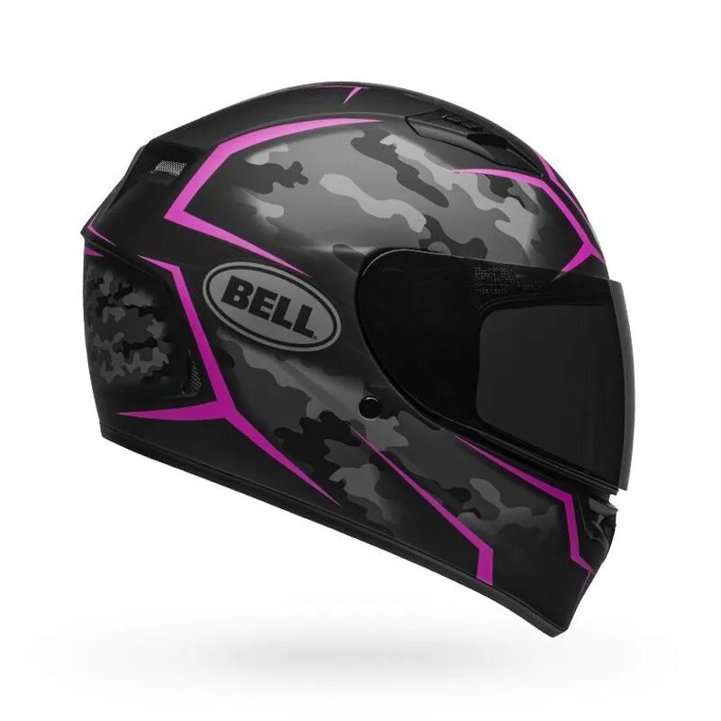 Bell Moto Qualifier Stealth Camo Matte Black/Pink Large