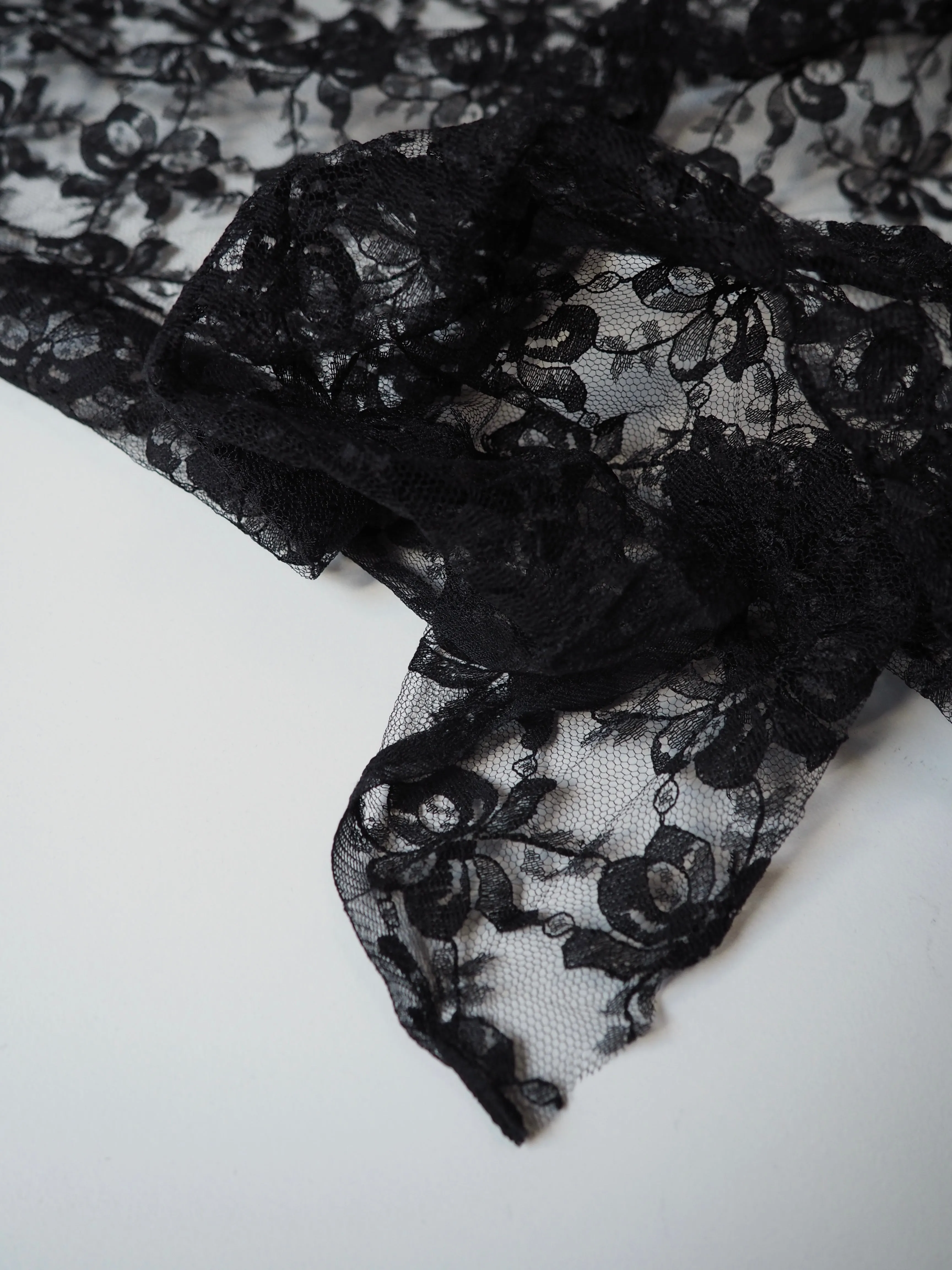 Black Bow Lace