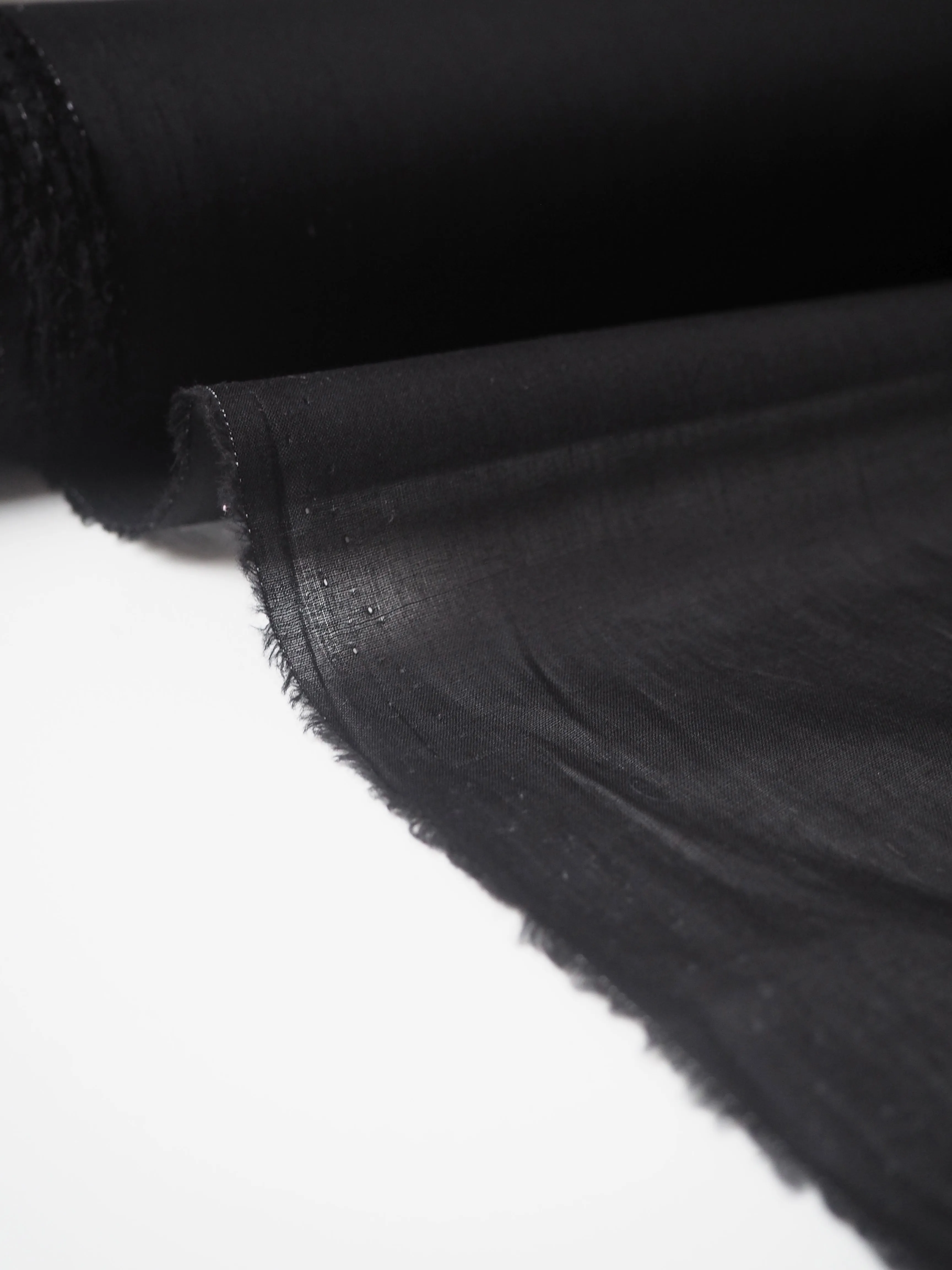 Black Cotton Voile