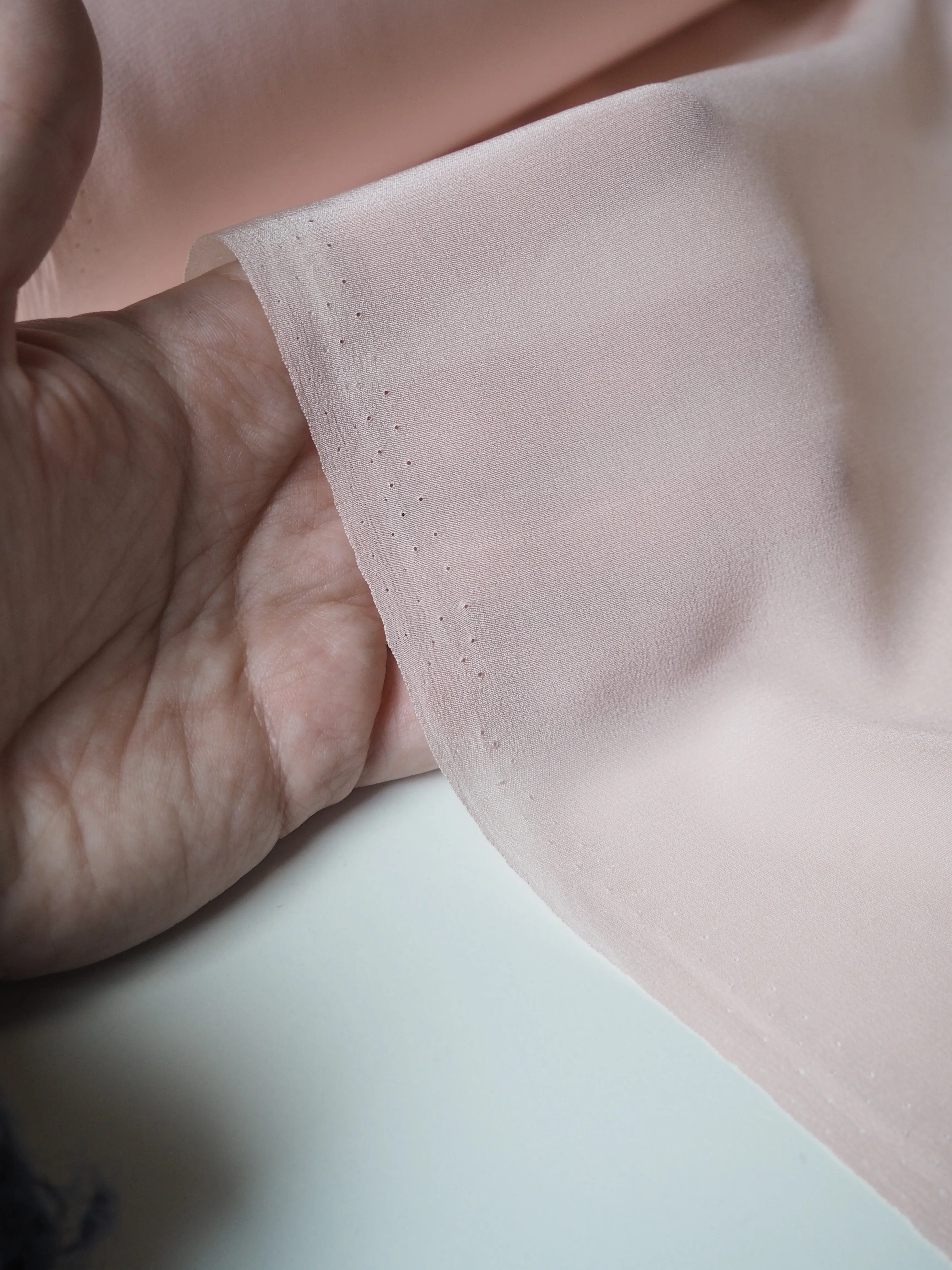 Blush Silk Crepe de Chine