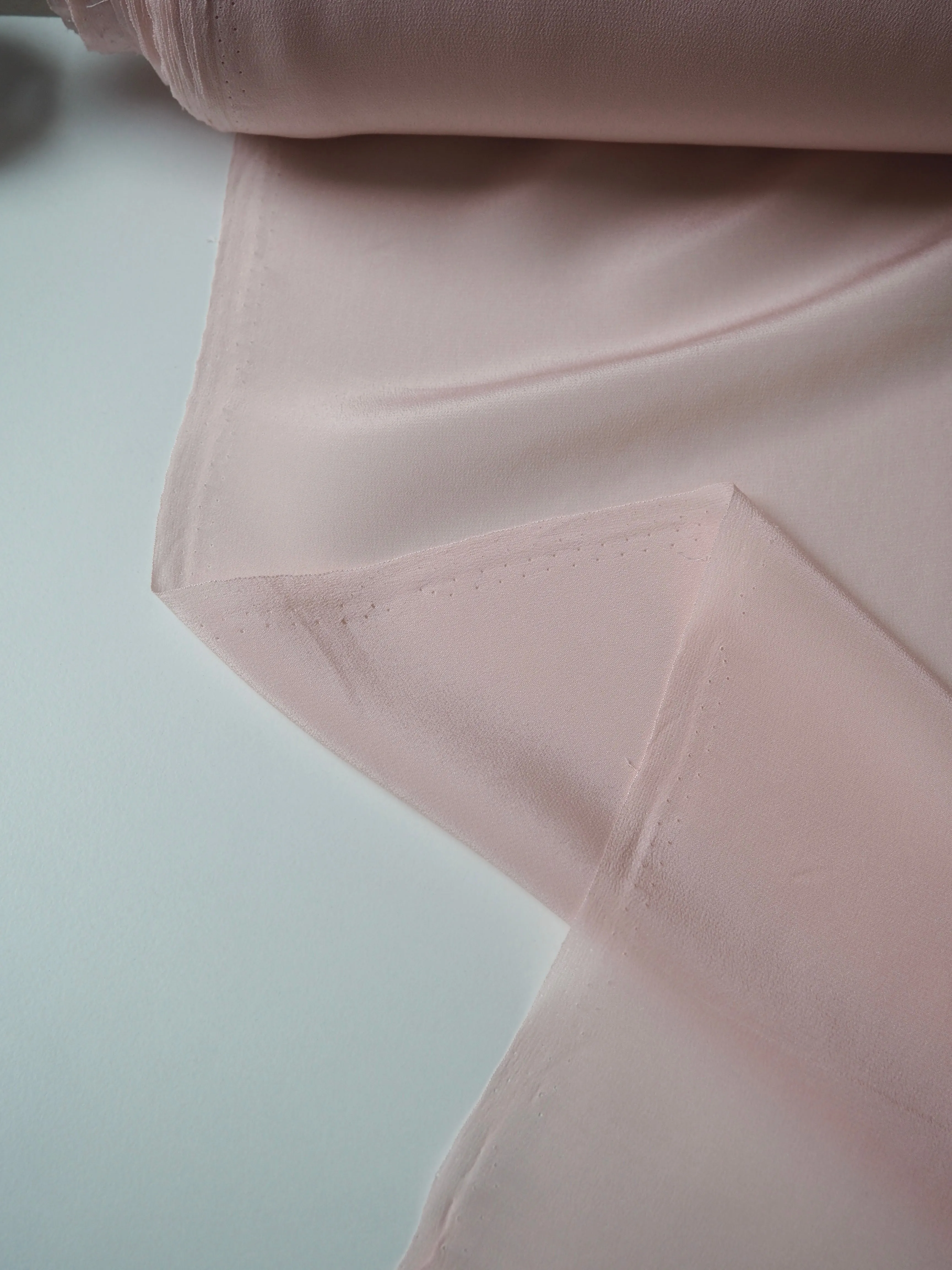 Blush Silk Crepe de Chine