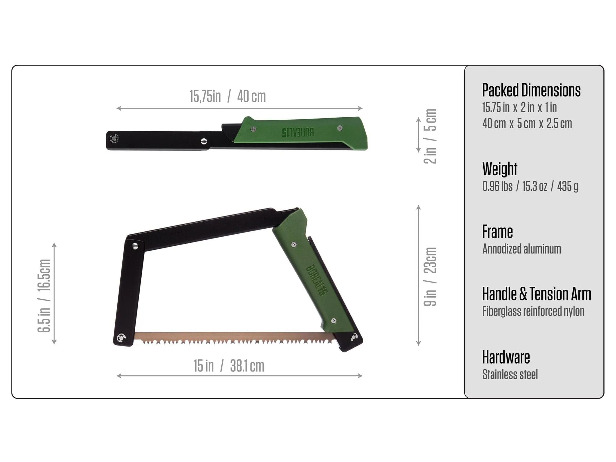 BOREAL15 - with ALL PURPOSE BLADE