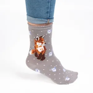 Born to be Wild Fox Women's Bamboo Socks