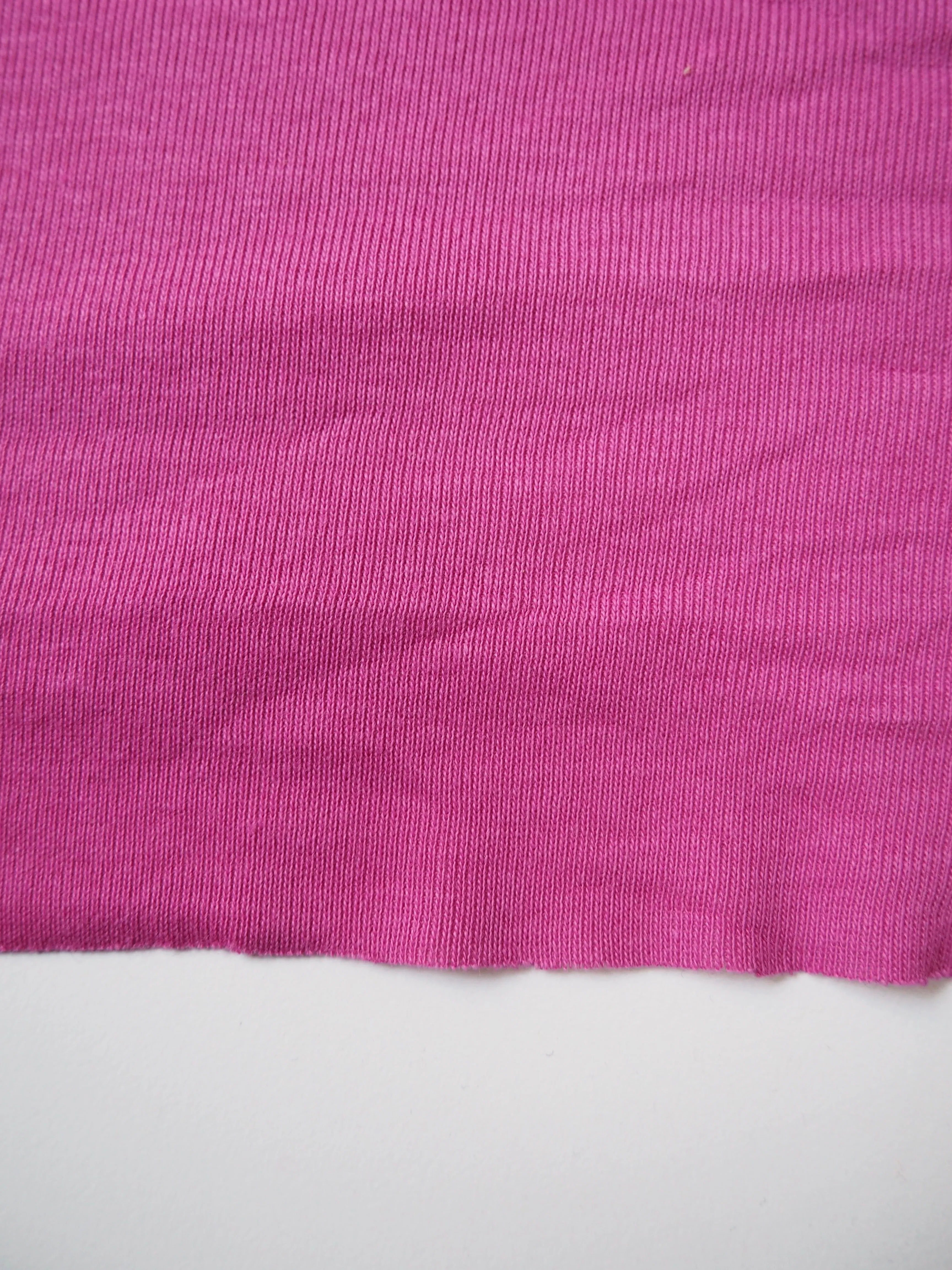 Bubblegum Cotton 1x1 Jersey