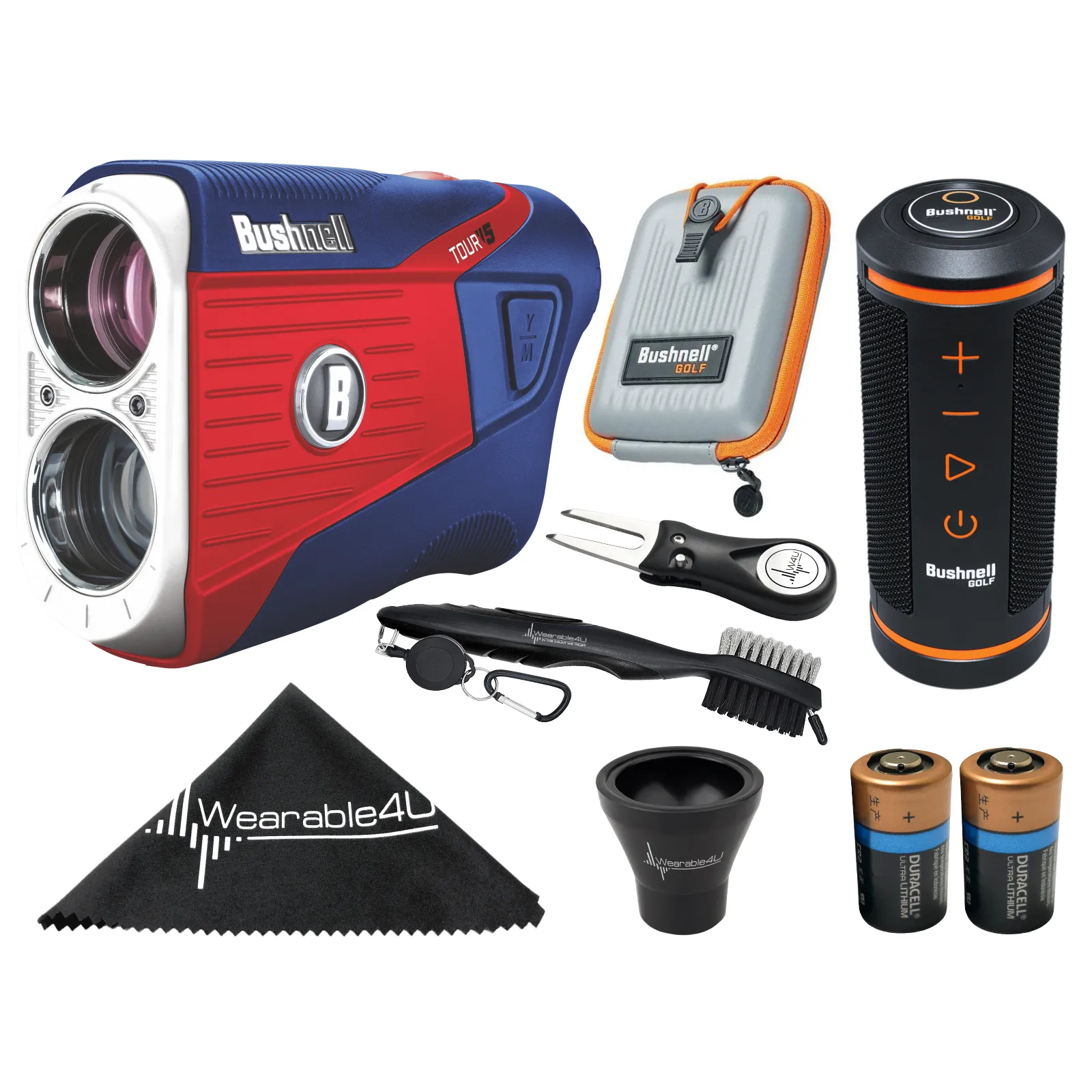 Bushnell Tour V5 Red/White/Blue Special Edition Golf Rangefinder (201901DSG)