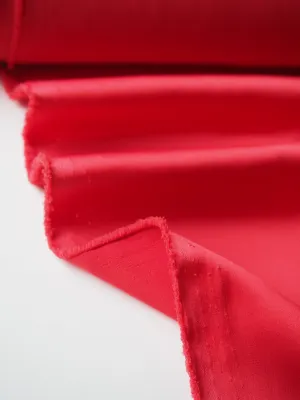 Cherry Lightweight Stretch Satin