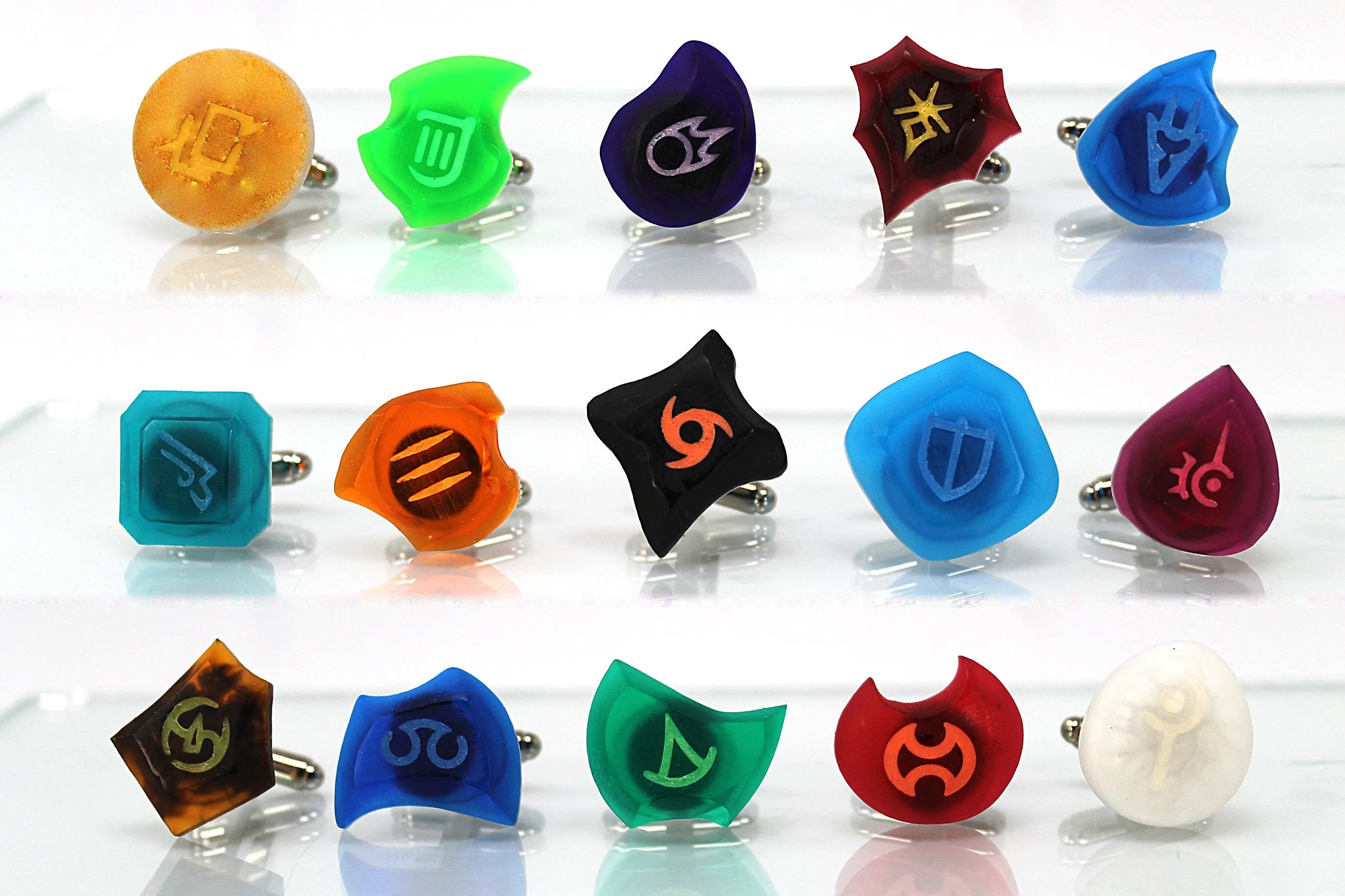 Clear Job Stone Soul Crystal Glow Phone Charms - FFXIV