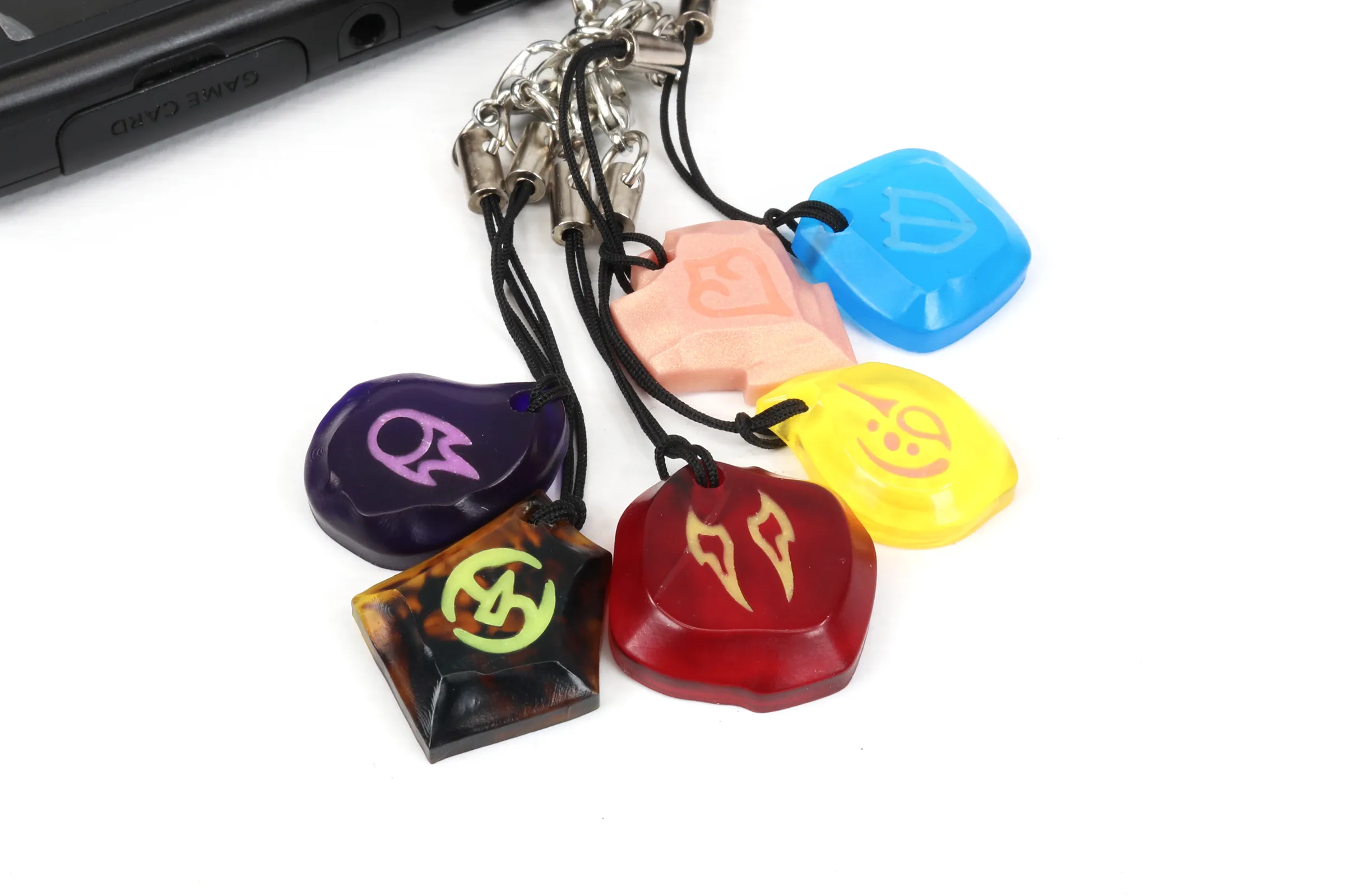 Clear Job Stone Soul Crystal Glow Phone Charms - FFXIV