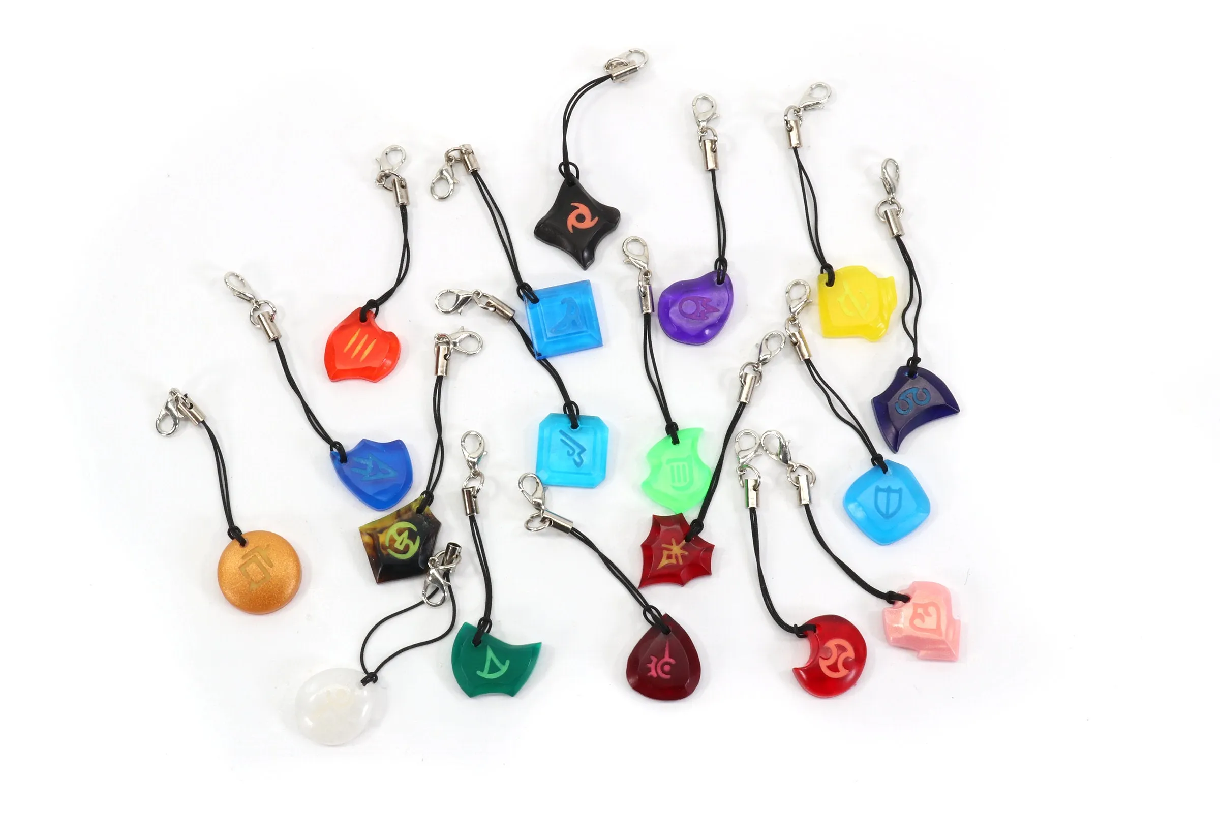 Clear Job Stone Soul Crystal Glow Phone Charms - FFXIV