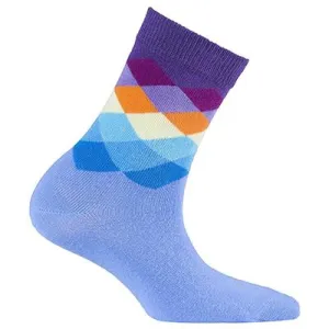 Dream Purple Diamond Kids Crew Socks