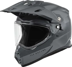 Fly Racing 73-7020 Trekker Solid Helmet Grey