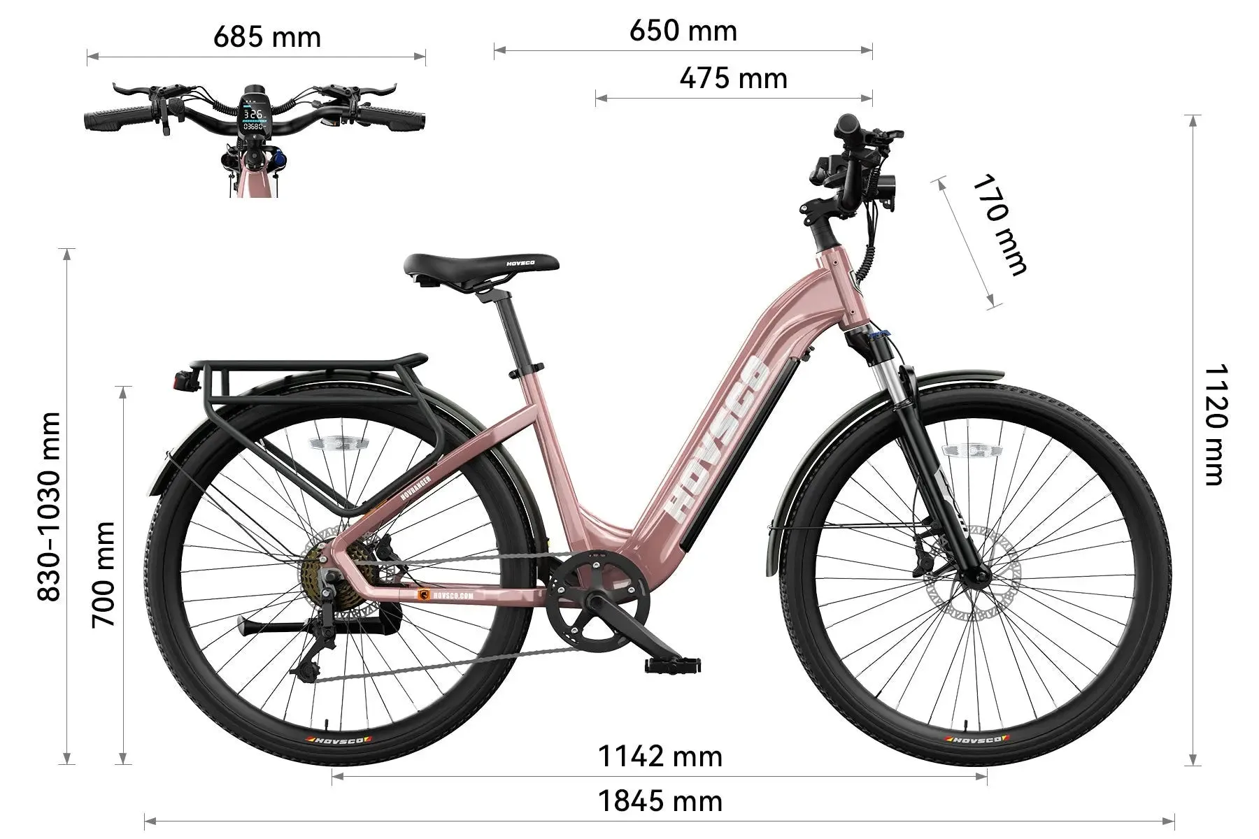 Hovsco HovRanger 27.5 Step - Thru Commuter - Live 4 Bikes