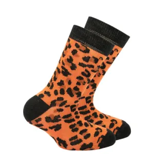 Kid's Leopard Crew Socks