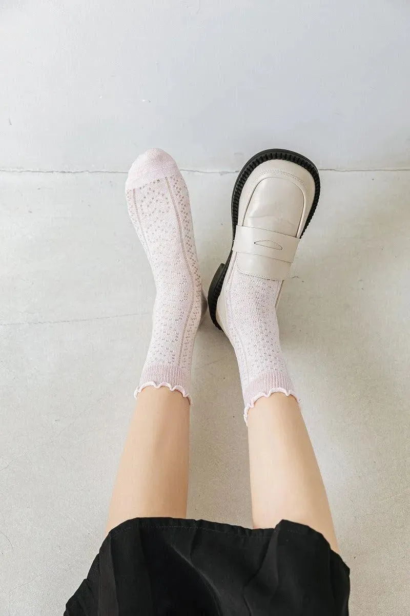 Lace Crew Socks for Summer | Cute Frilly Socks for Women | Kawaii Outfits