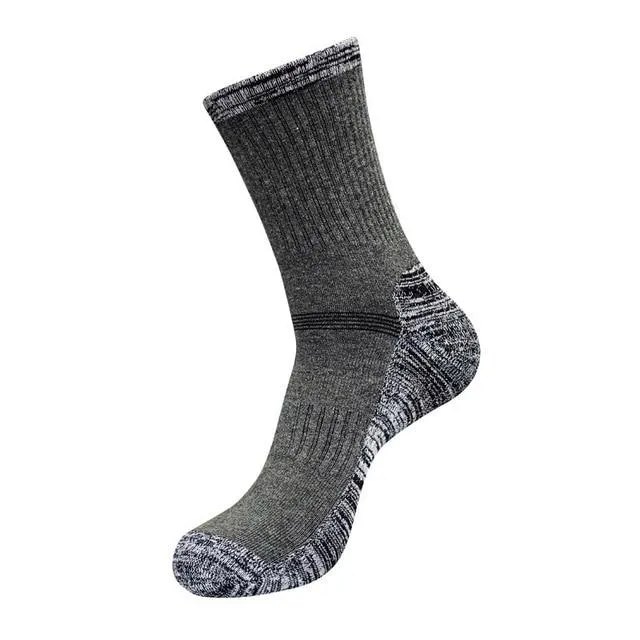 Men Winter Thermal Wool Pile Cashmere Snow Climbing Hiking Seamless Socks