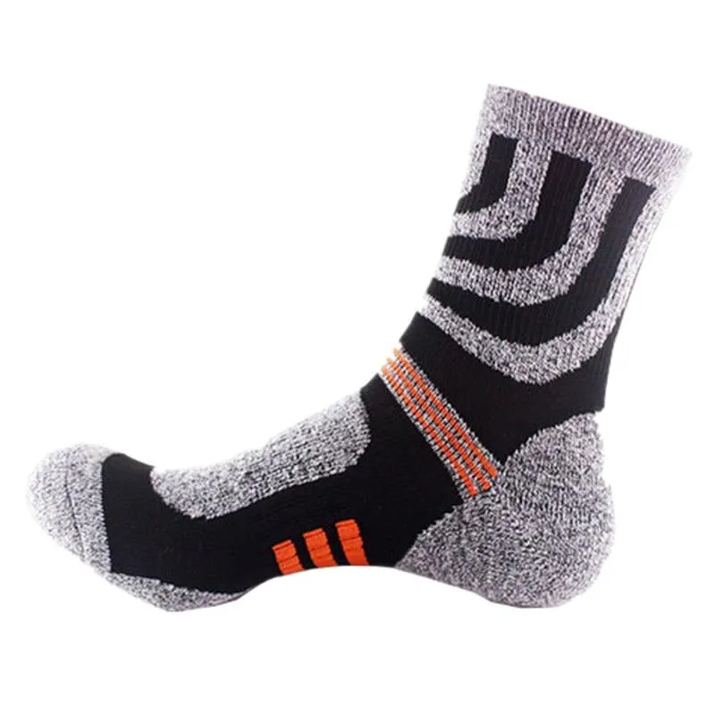 Men Winter Thermal Wool Pile Cashmere Snow Climbing Hiking Seamless Socks