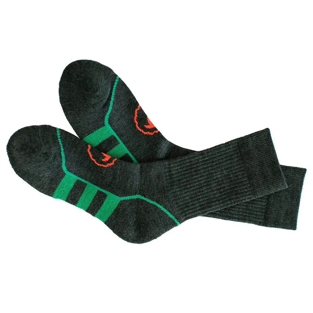 Merino Blend Hiking Socks (3 Pack - Forest/Green)