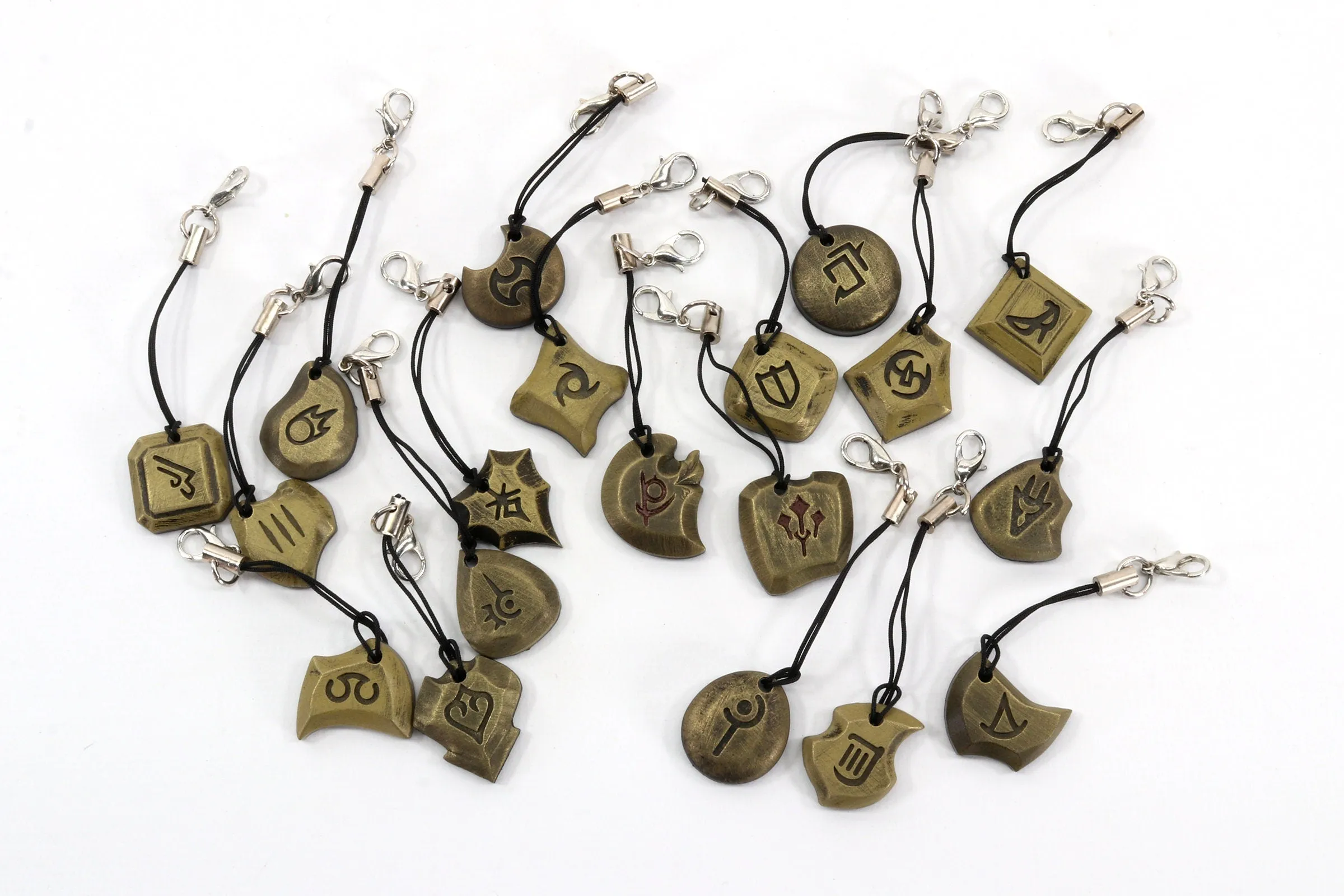 Metal Job Stone Soul Crystal Phone Charms - FFXIV