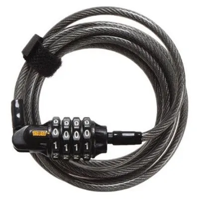 Onguard Terrier 8061 Non-Coil Cable Combo 6Mm X 4' Terrier Combo Cable Locks Onguard Locks