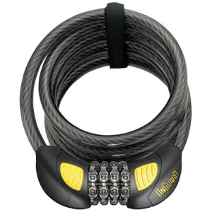 Onguard Terrier Coil 8064Glo Glow Cable Combo 10Mmx6' Terrier Combo Cable Locks Onguard Locks