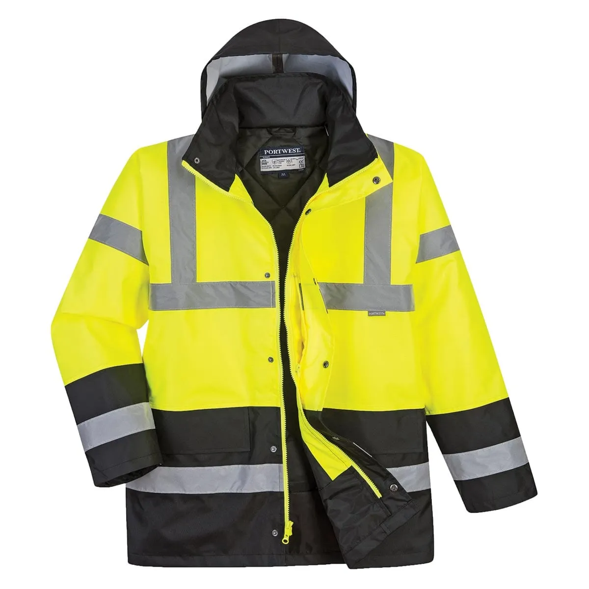 Portwest ANSI Class 3 Contrast Hi-Vis Traffic Jacket