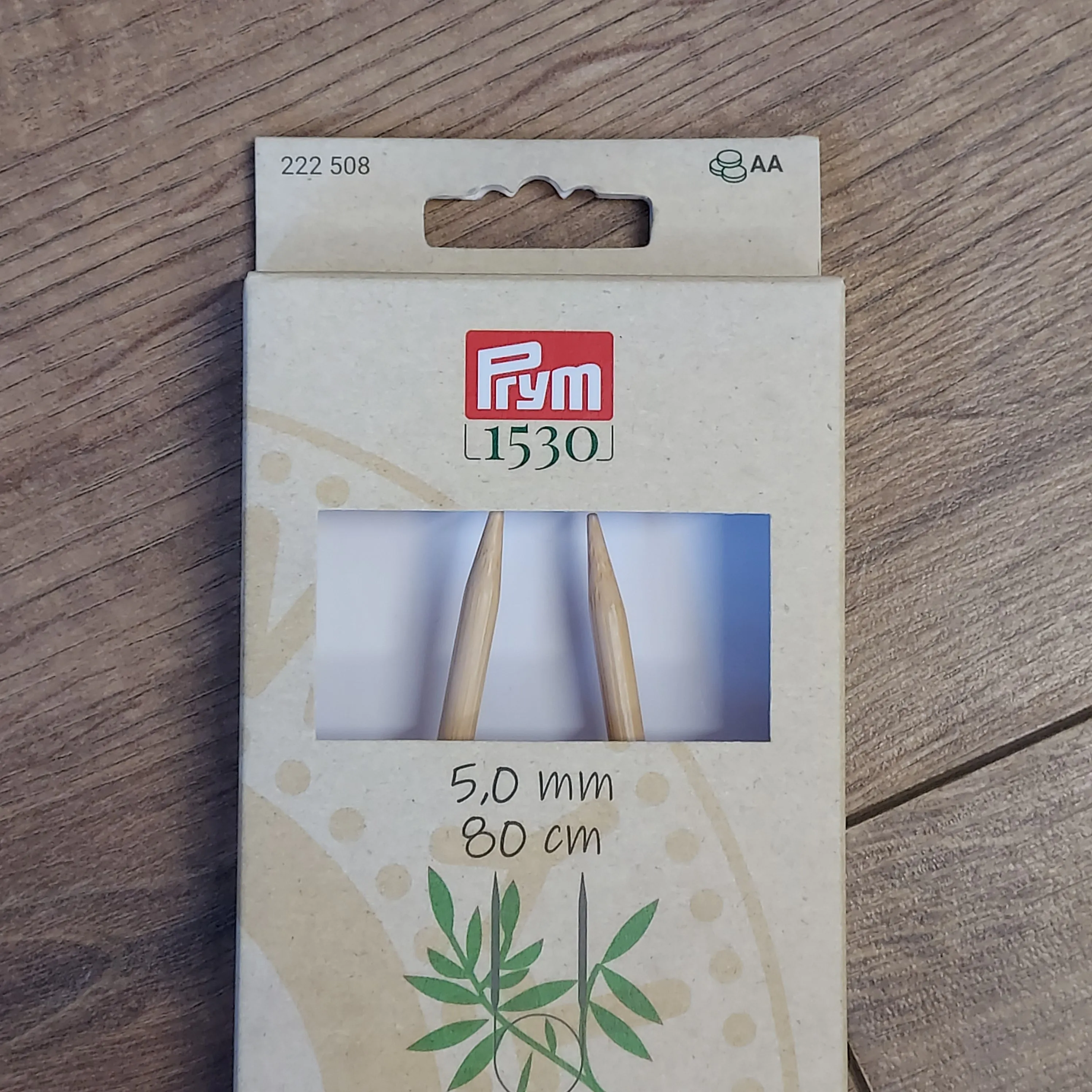 Prym 1530 Circular Bamboo Knitting Needles