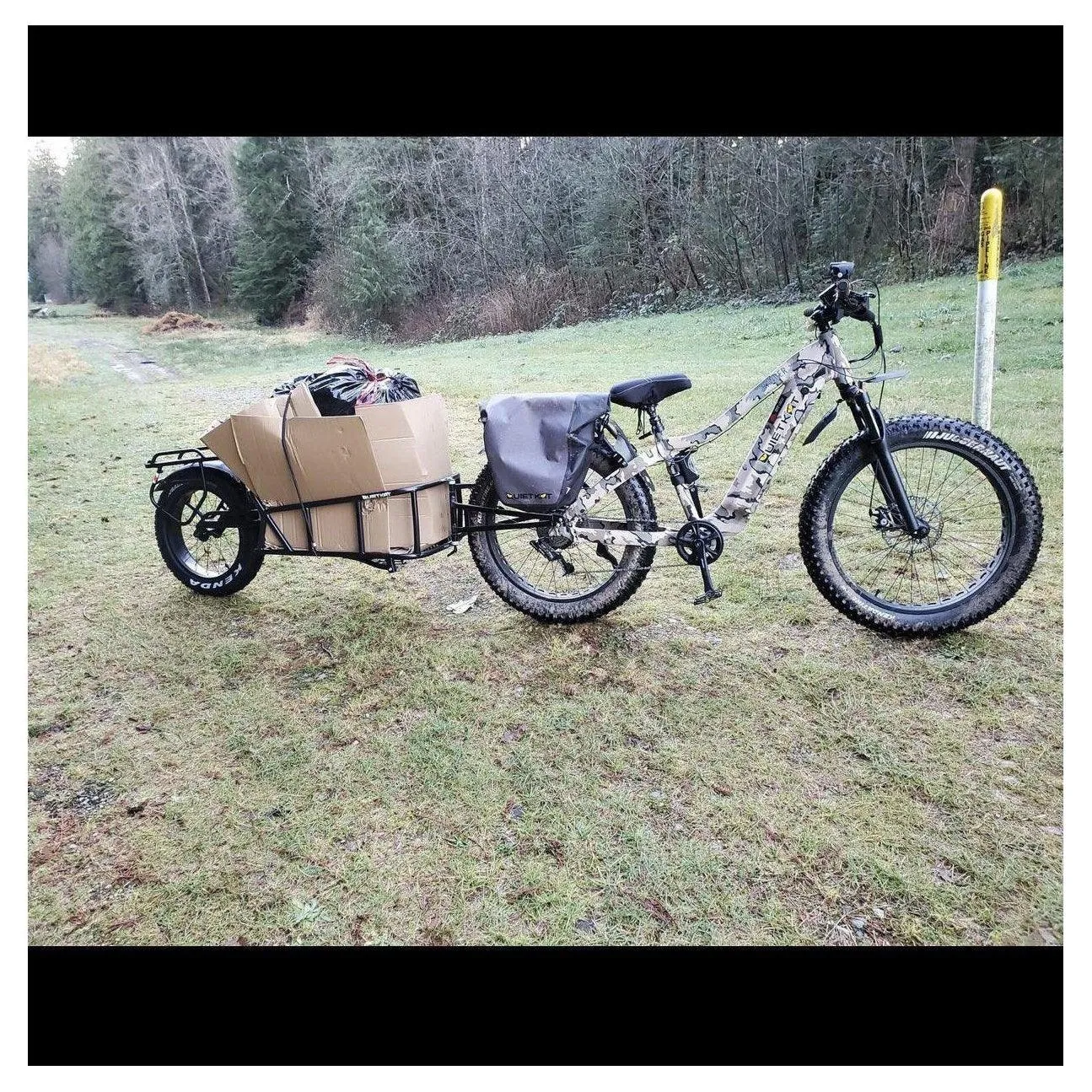 QUIETKAT| All Terrain Bike Cargo Trailer for Hunting