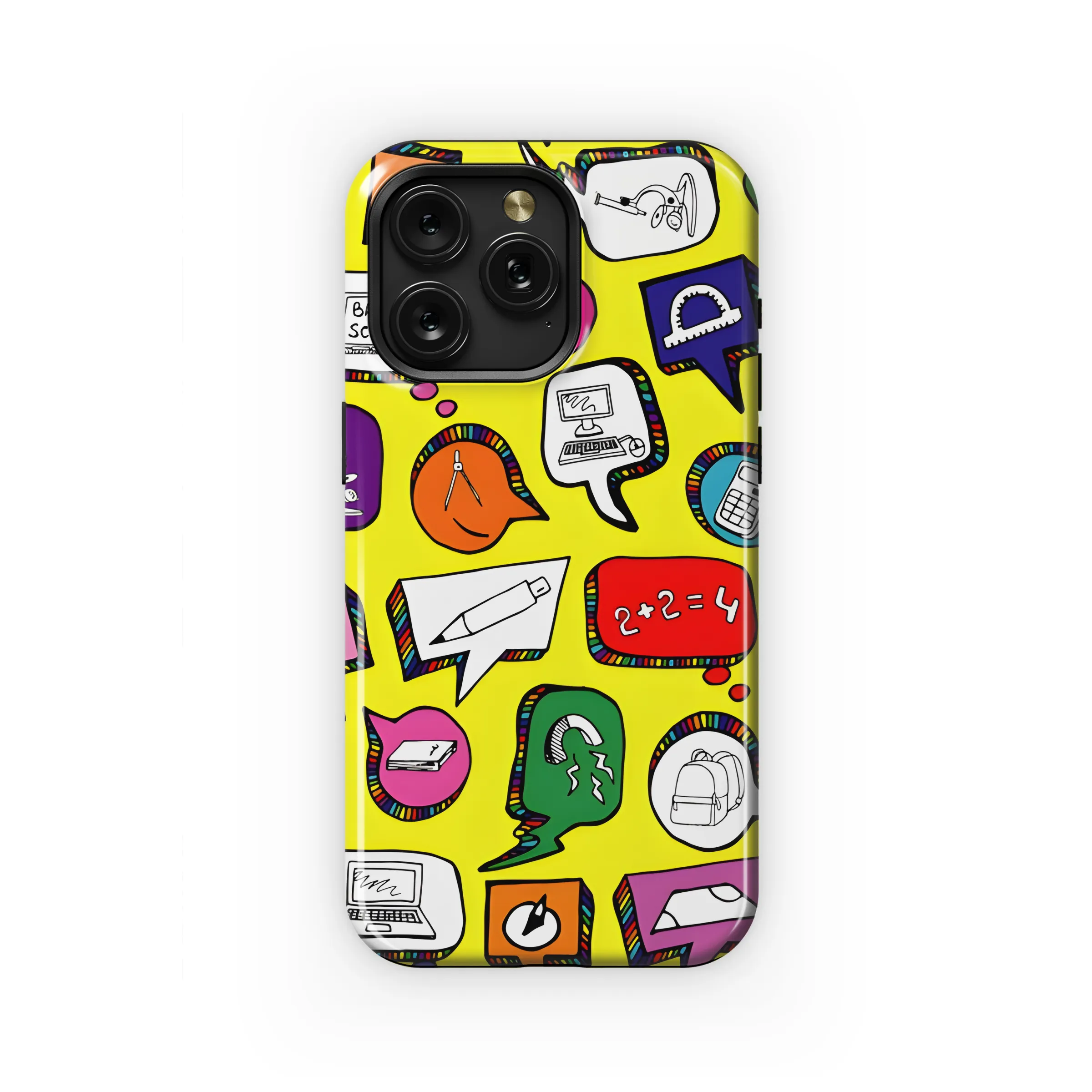 Sketch of school elements Phone Case iPhone Samsung Cover Pixel 3215