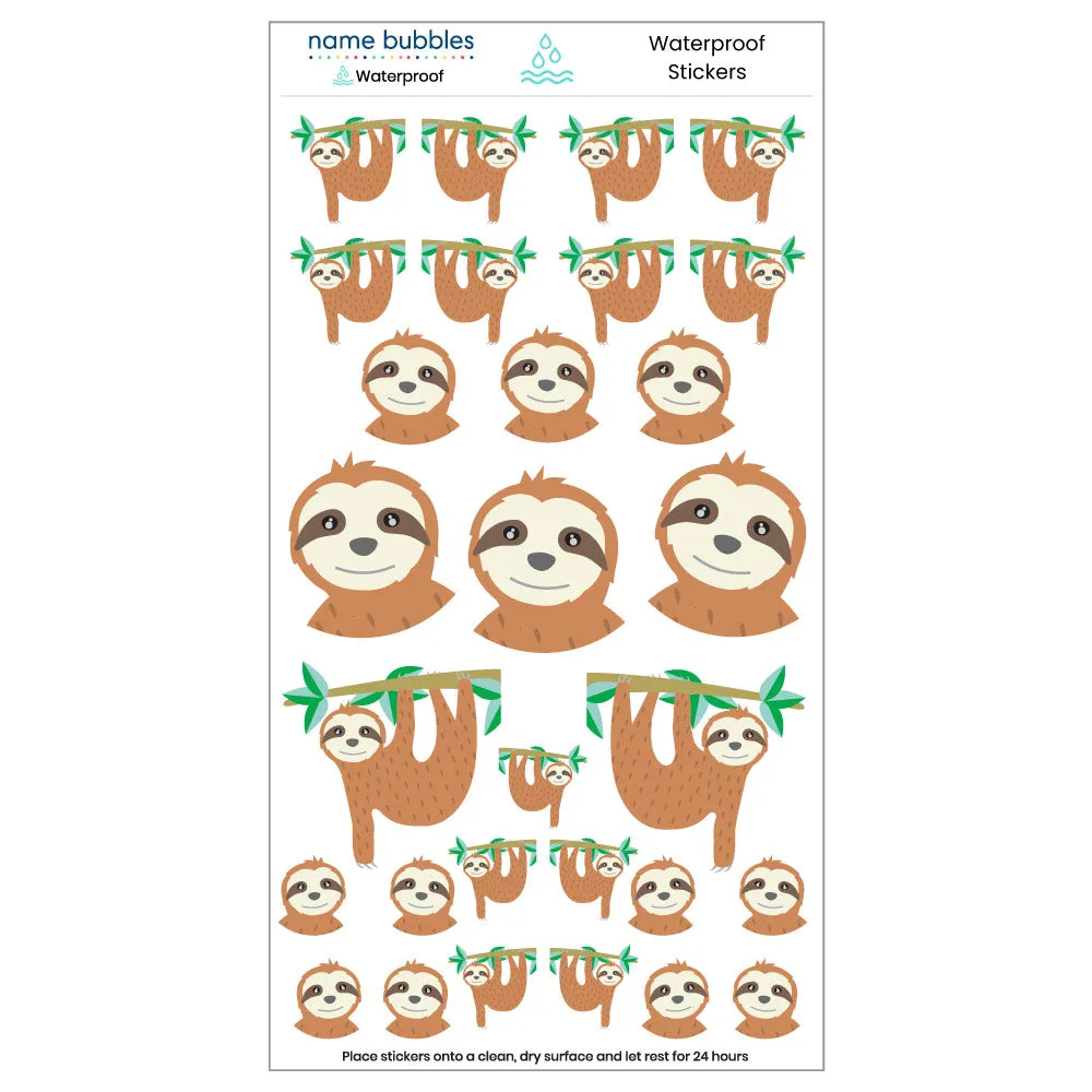 Sloth Waterproof Stickers