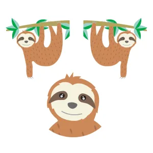 Sloth Waterproof Stickers