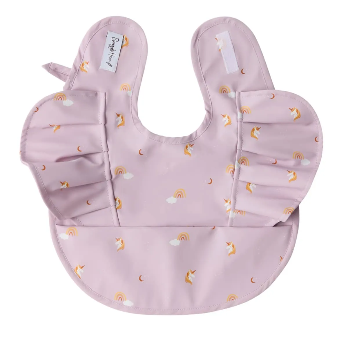 Snuggle Hunny Waterproof Snuggle Bib - Unicorn Frill