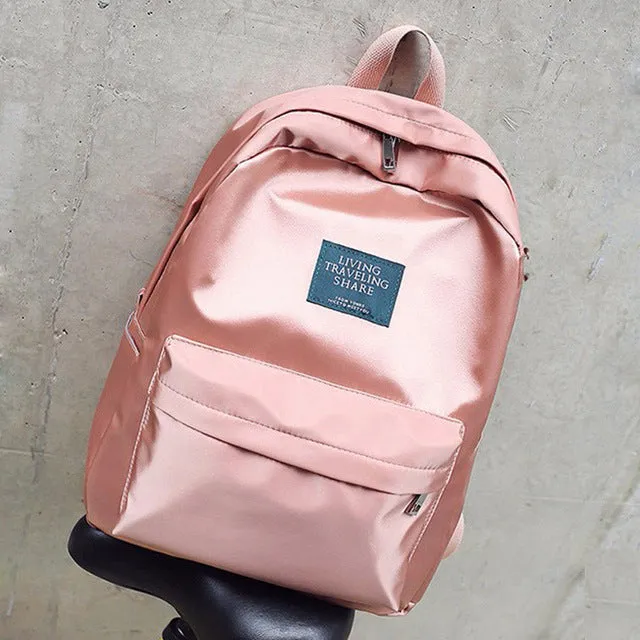 Soft Fabric Backpack