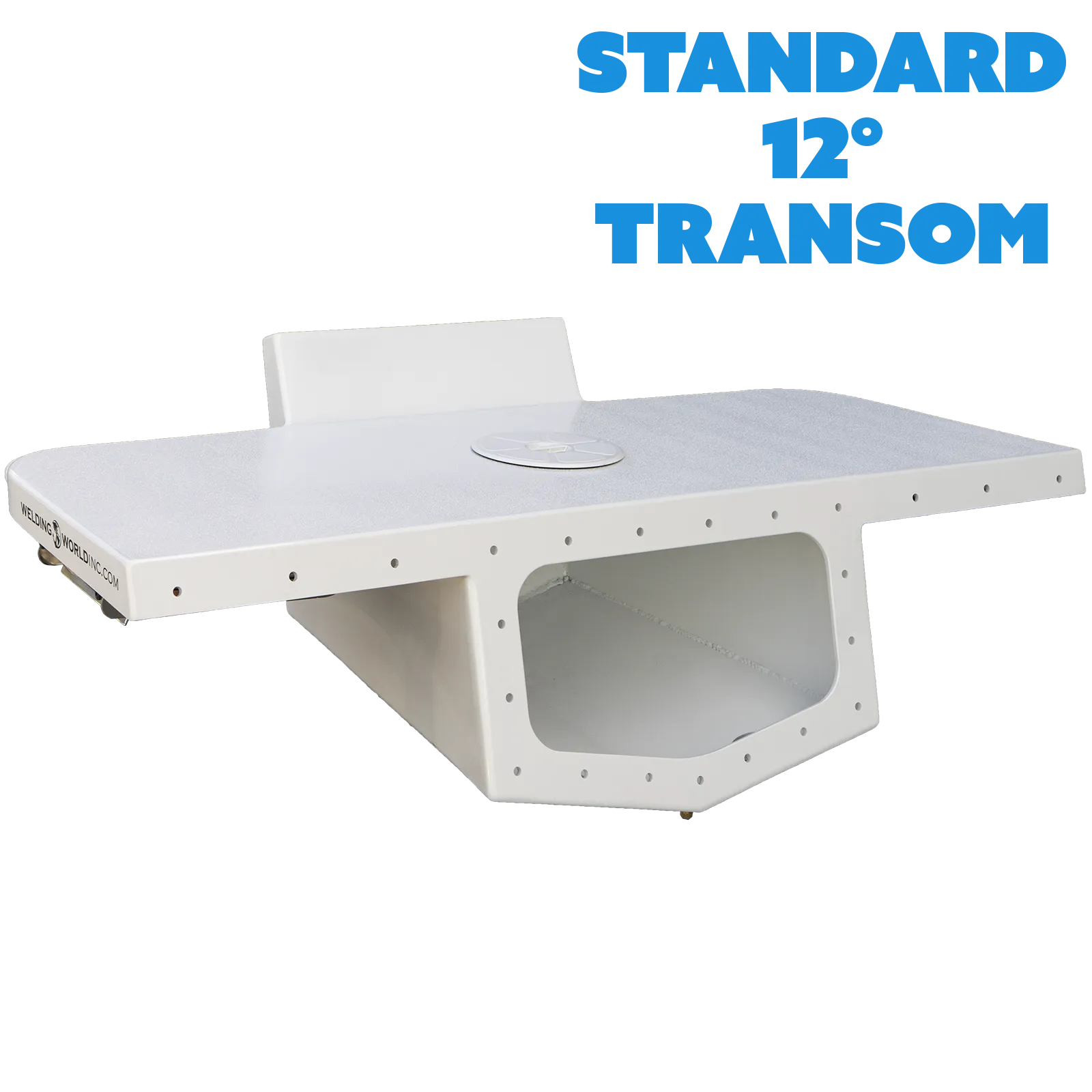 Standard High Flotation Single Outboard Engine Bracket - 12° Transom