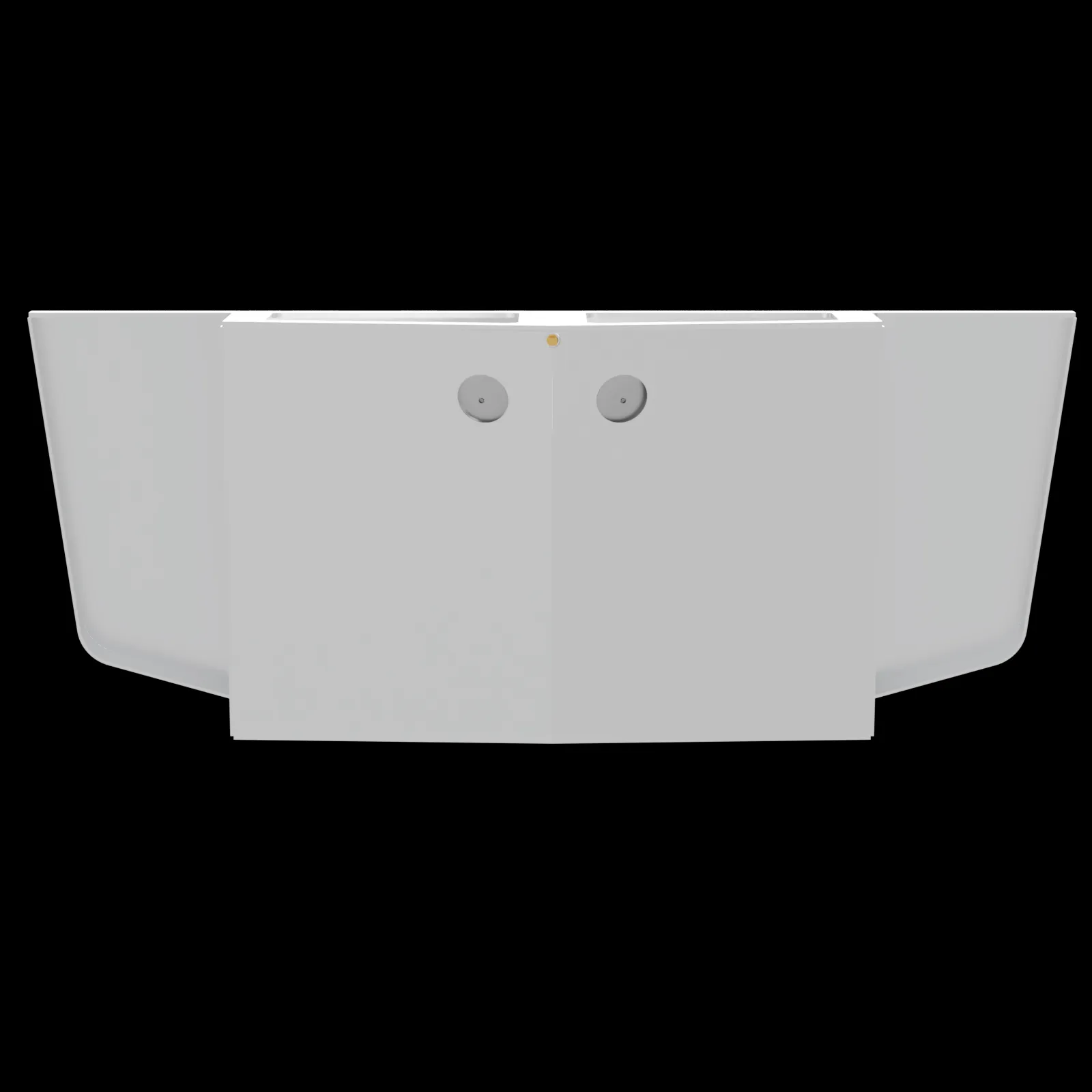 Standard High Flotation Twin Outboard Engine Bracket 11° Transom