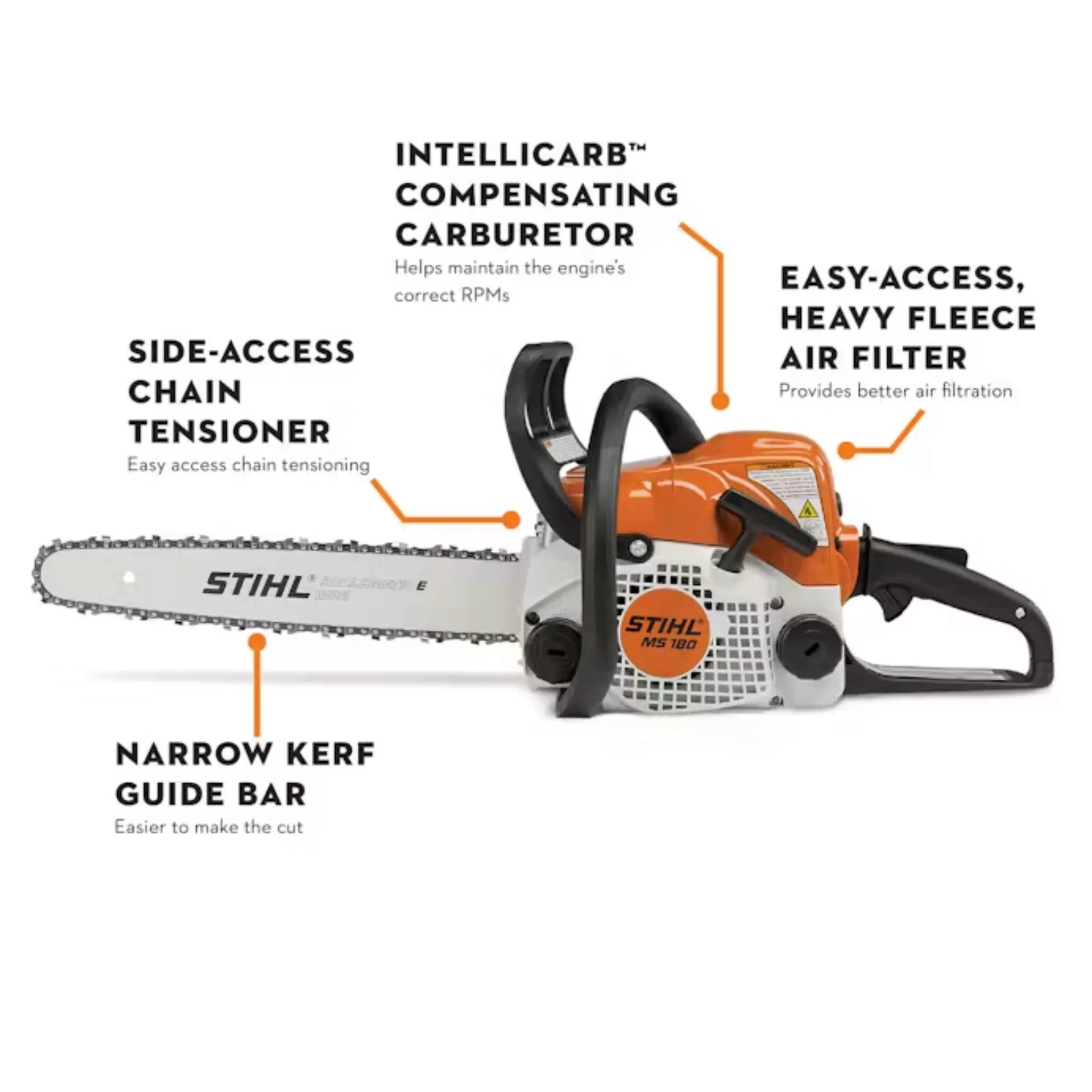 Stihl MS180Z 16 3/8"P P Chainsaw