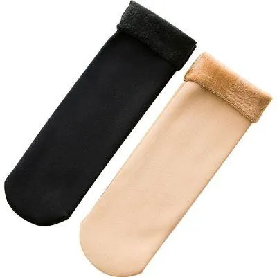 Women Thick Thermal Wool Cashmere Seamless Velvet Snow  Socks