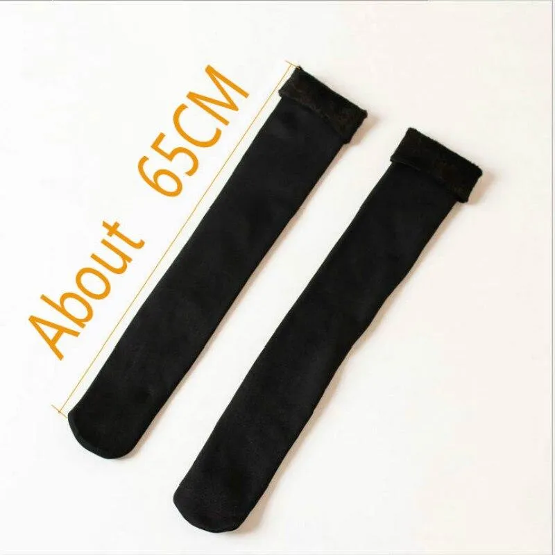 Women Winter Warm Thermal Thigh High Over Knee Stockings